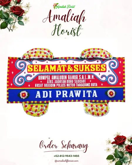 Papan Bunga Ucapan Selamat Lalodati