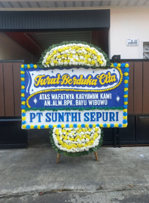 Papan Bunga Duka di Lalodati